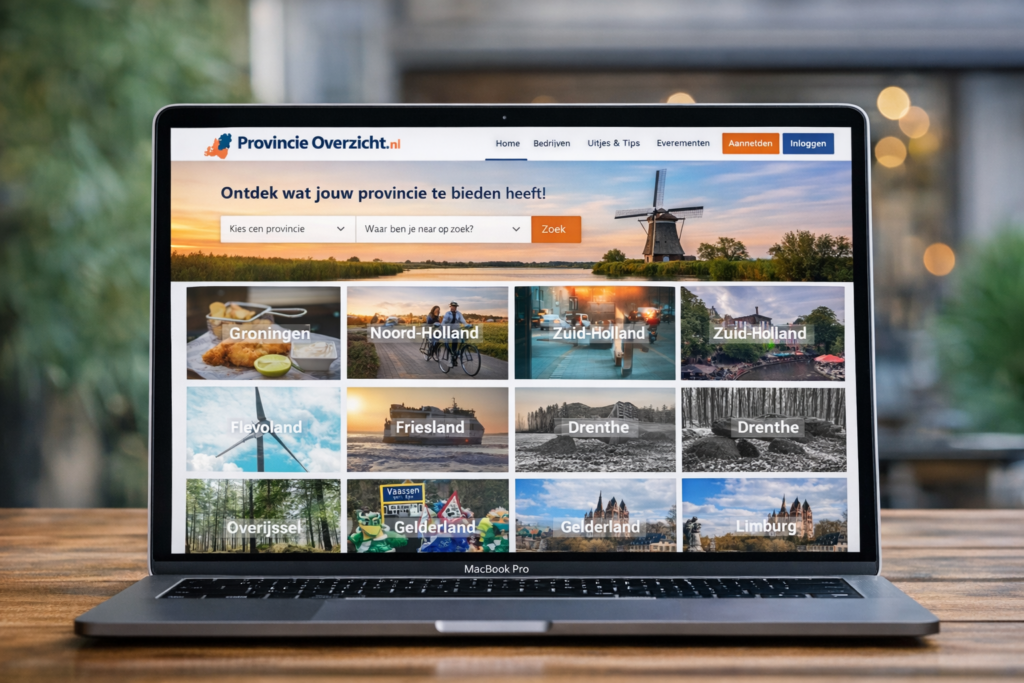 Provincie Overzicht website